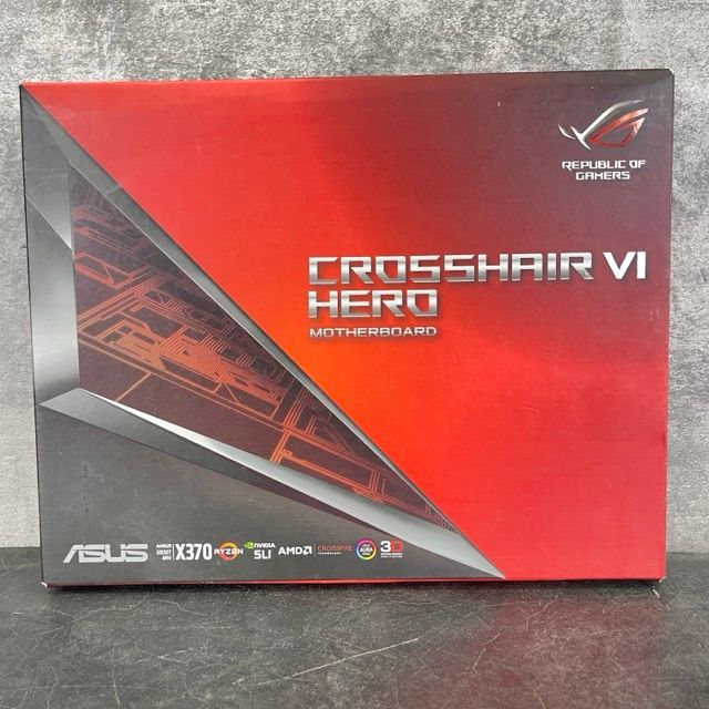 ASUS VI HERO X 370 マザーボード エースース PCパーツ 未チェック 514834