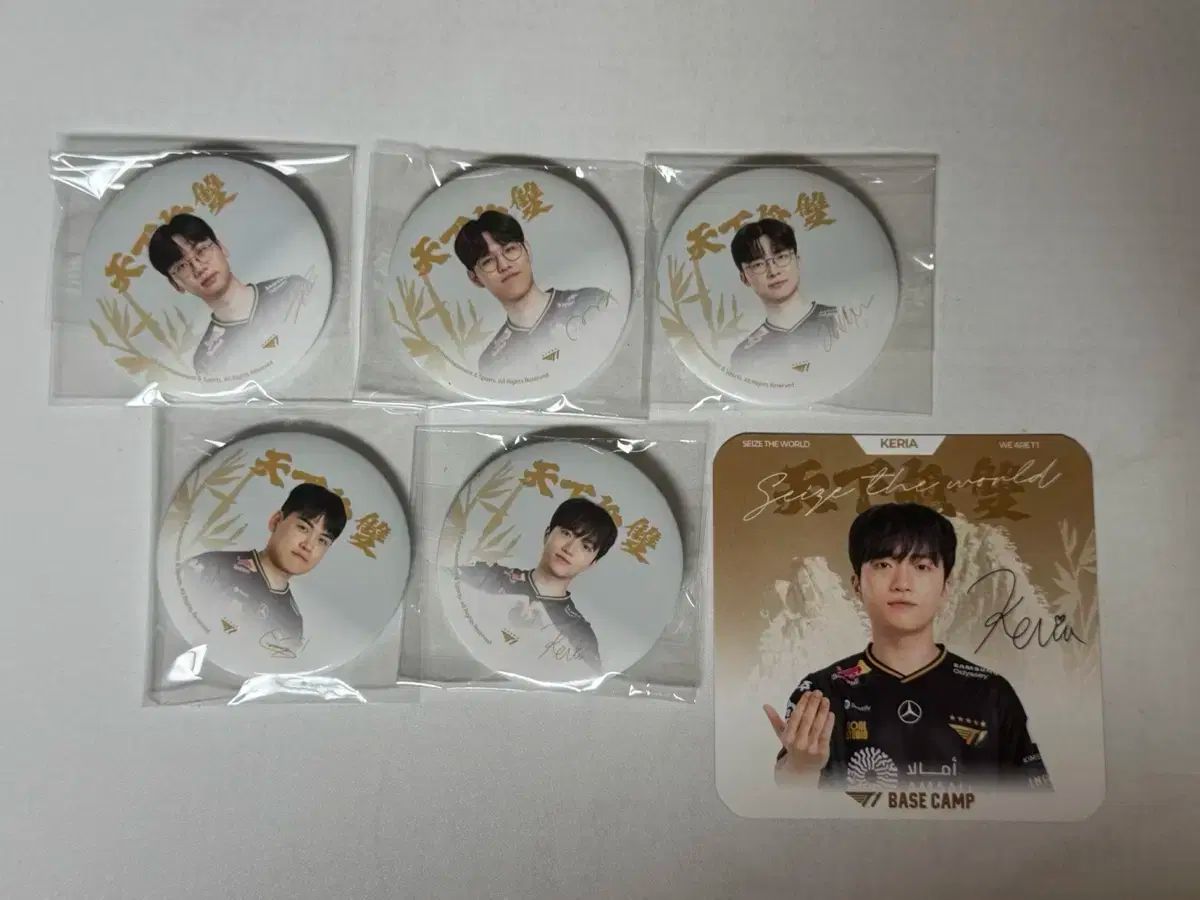 T1 ティーワン プサン ベースキャンプ ピンバッジ Keria コースター