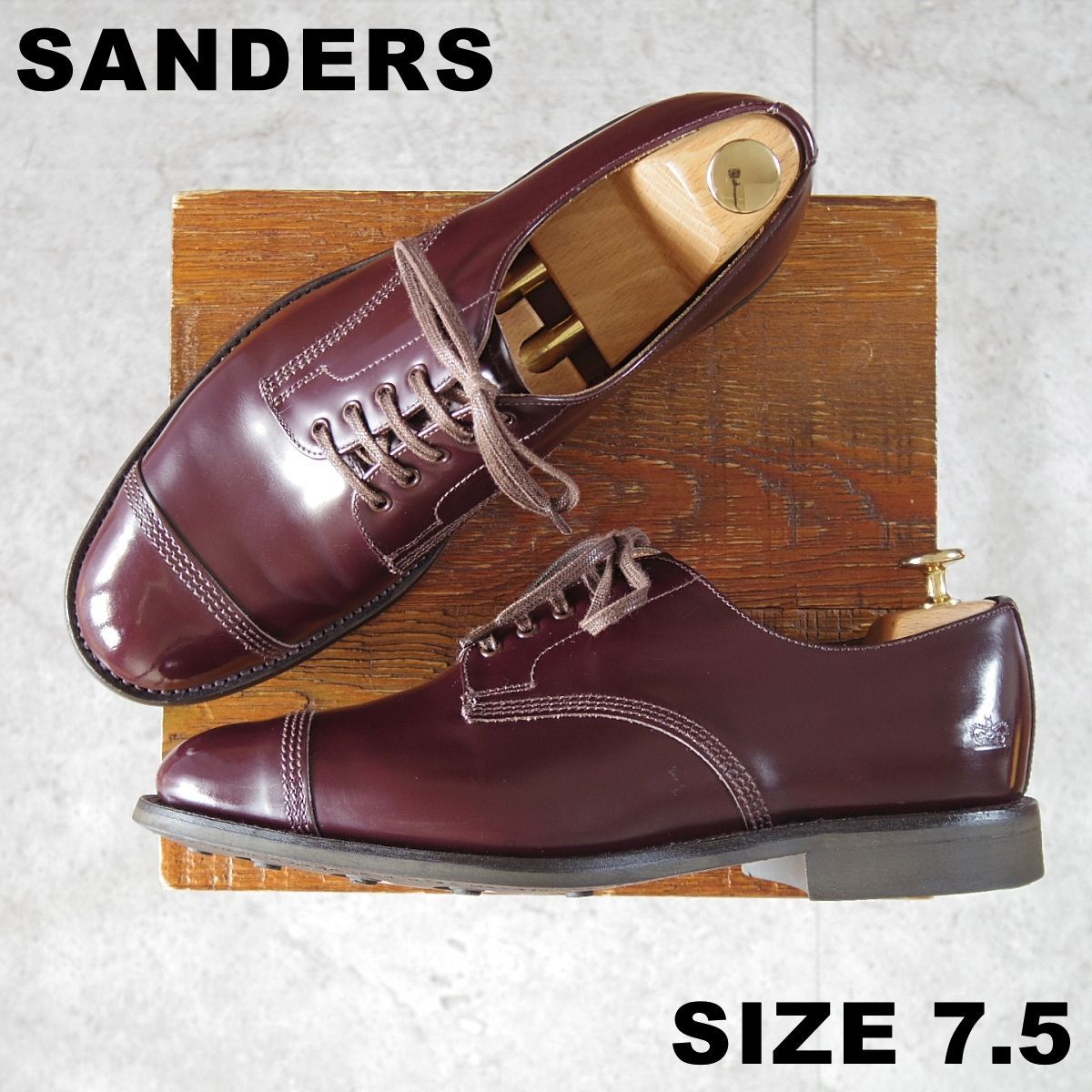 極美品☆(英)サンダース SIZE 7.5【定価￥68,200-☆ミリタリー