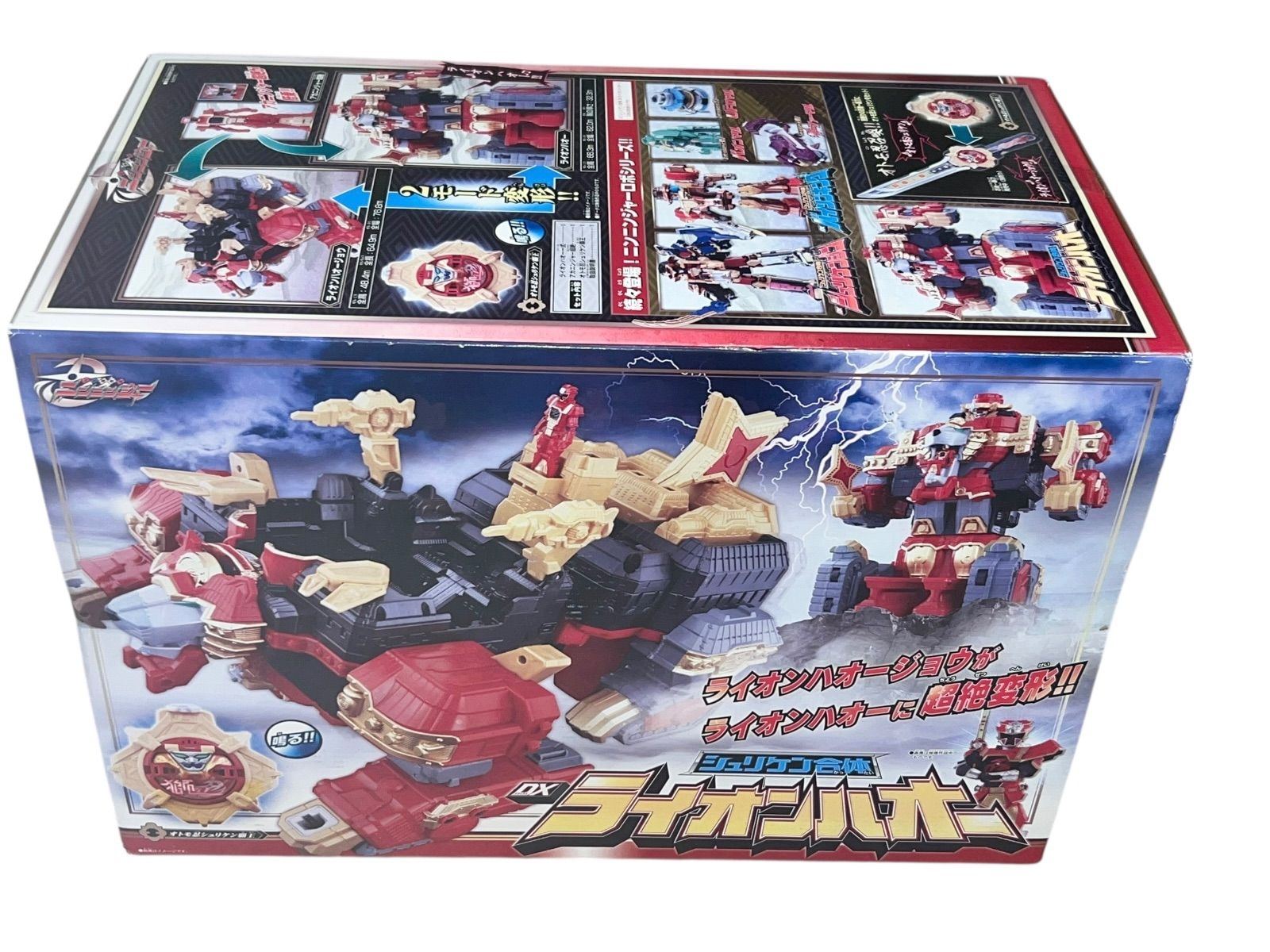 未開封品 手裏剣戦隊ニンニンジャー シュリケン合体 DX ライオンハオー