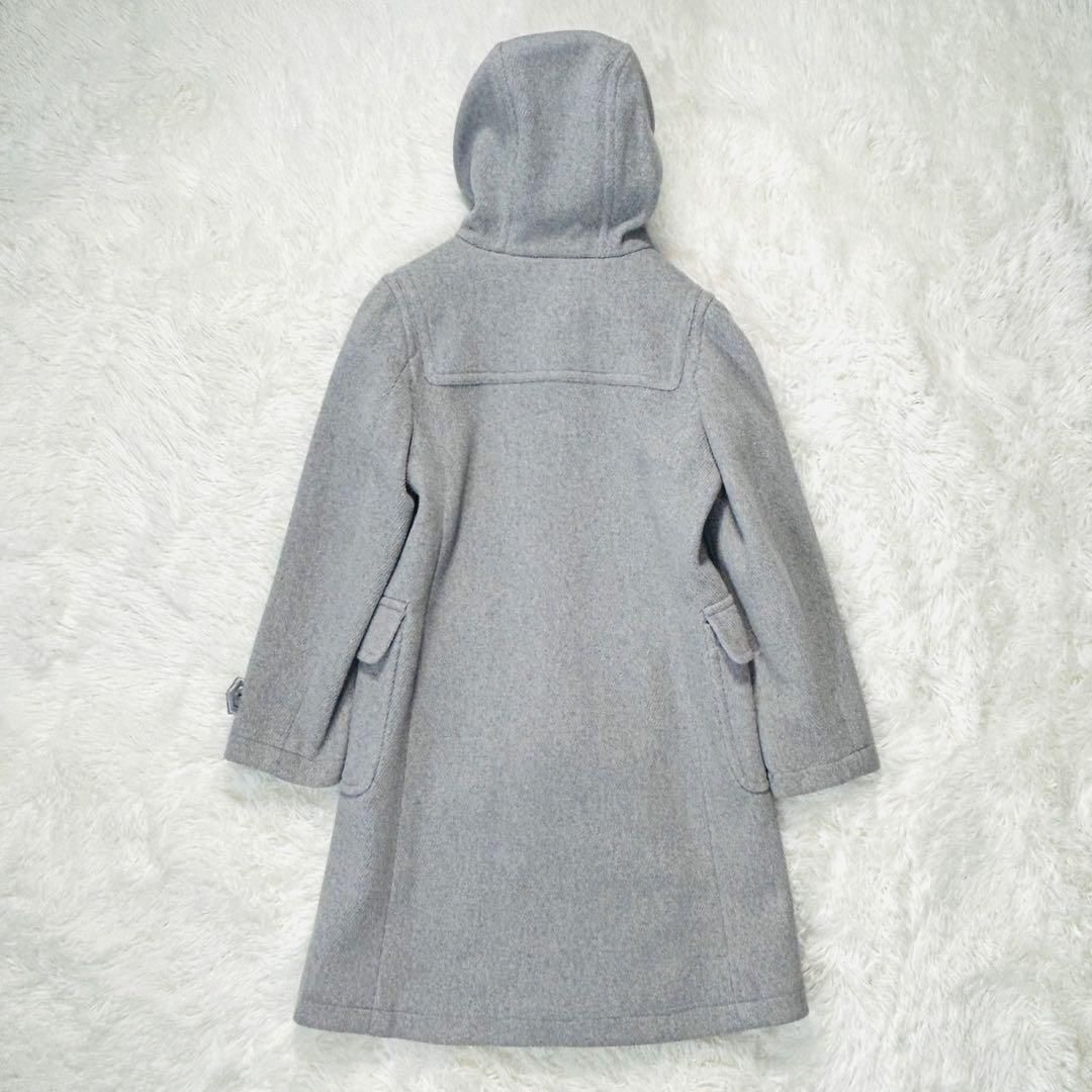 美品 Grenfell グレンフェル ヘリンボーン ダッフルコート グレー 36