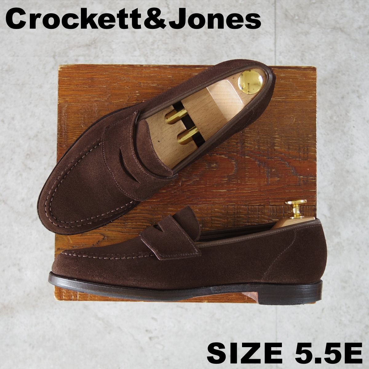 極上☆クロケット&ジョーンズ 5.5E【定価￥104,500-☆HARVARD 2