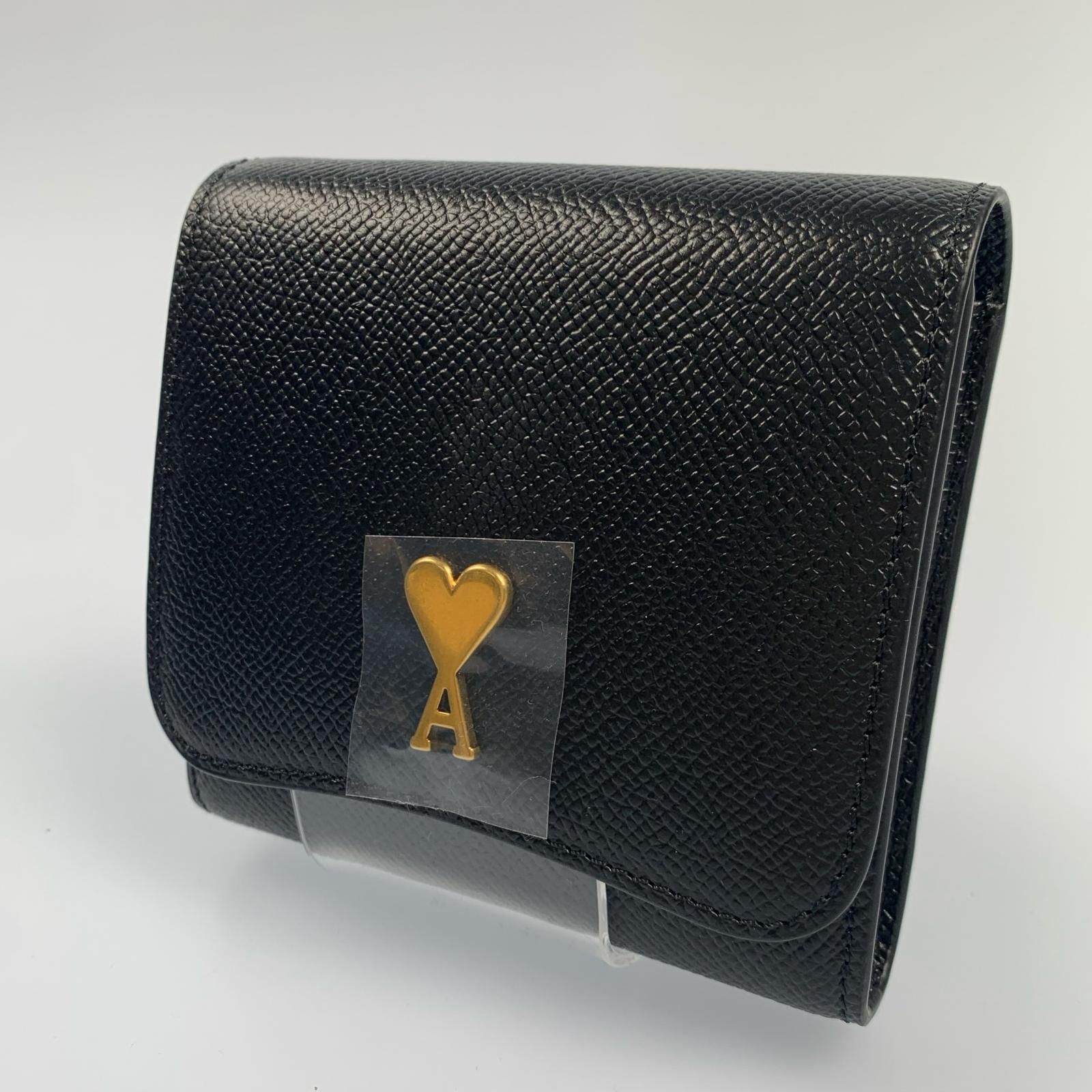姫路東店 AMI アミ 二つ折り財布 USL203 AL0036 ブラック 124