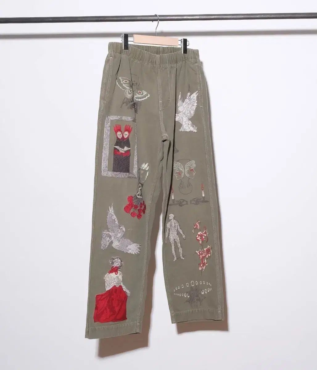 L サミュエル ゲル リーグ ニュー リチュアル パンツ アミ グリーン