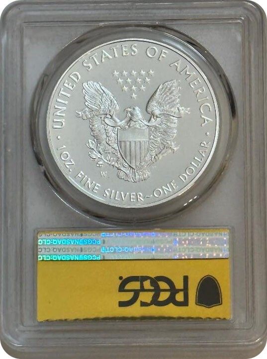 2016 W レタードエッジプルーフシルバーイーグル PCGS PR 70 ウェストポイントミント ゴールドフォイル