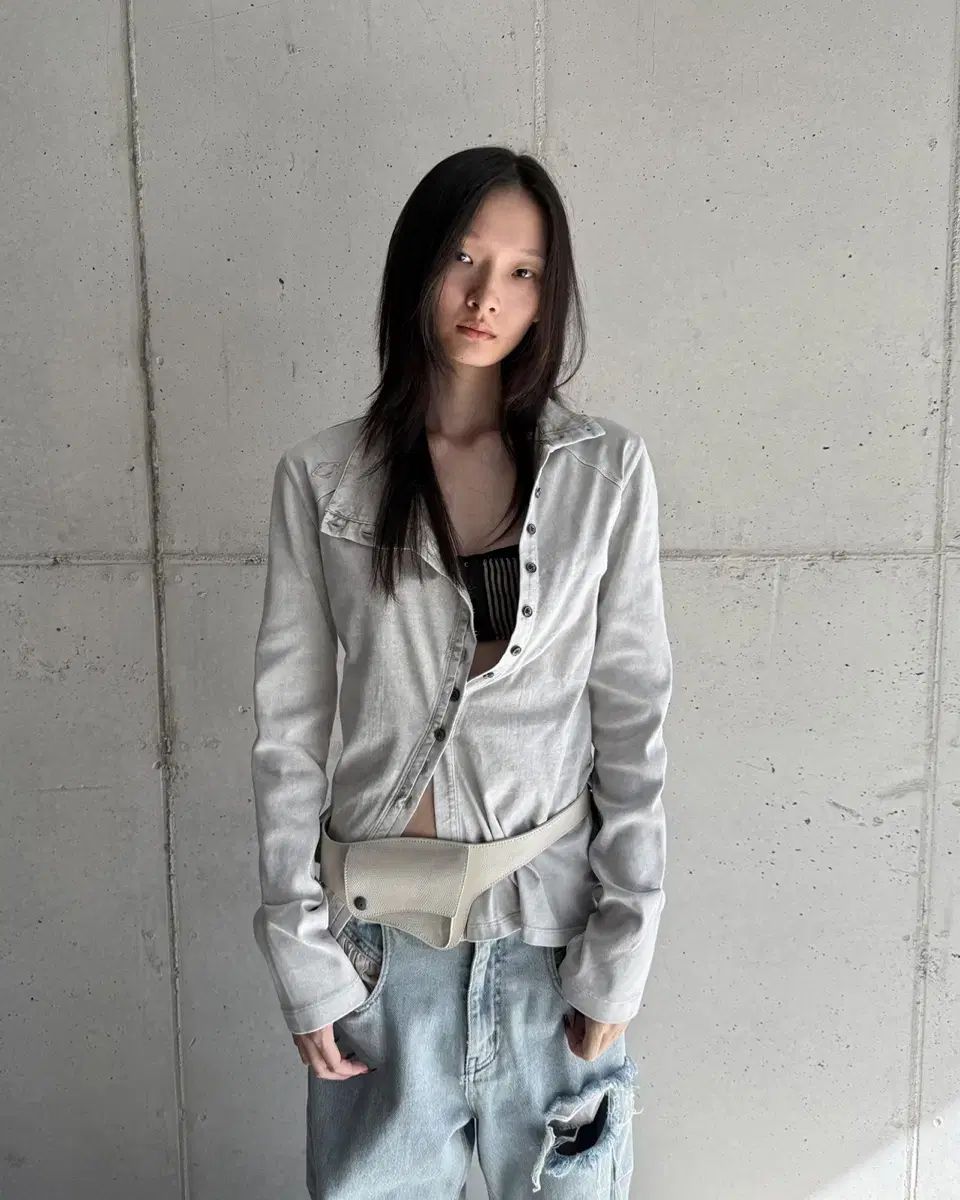 MISCHIEF ジャージ シャツ WASHED JERSEY SHIRT