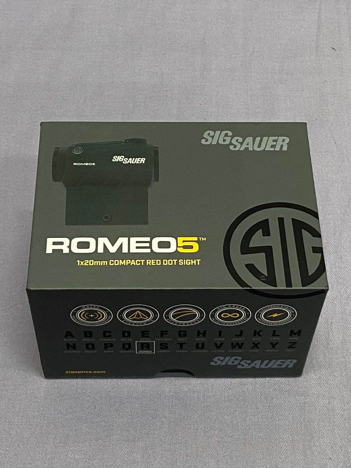 動作 済み 実物 シグ SIG SAUER ROMEO5 SOR52001 小型ダットサイト 1X20MM 810