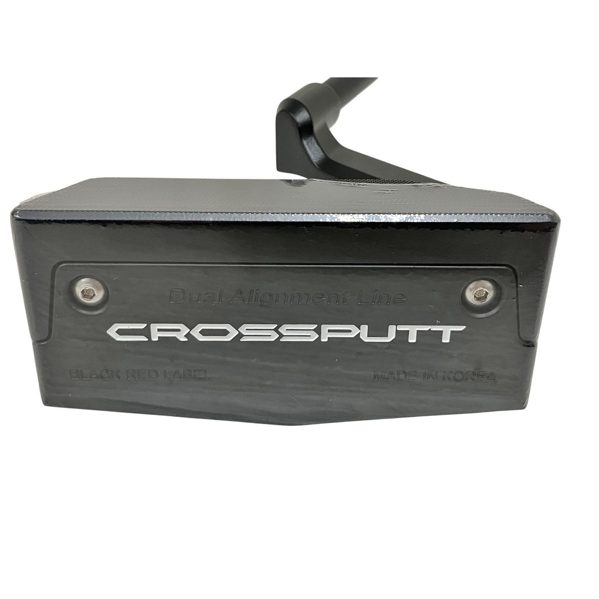 CROSSPUTT BLACK RED LABEL クロスパット パター ゴルフ 未使用