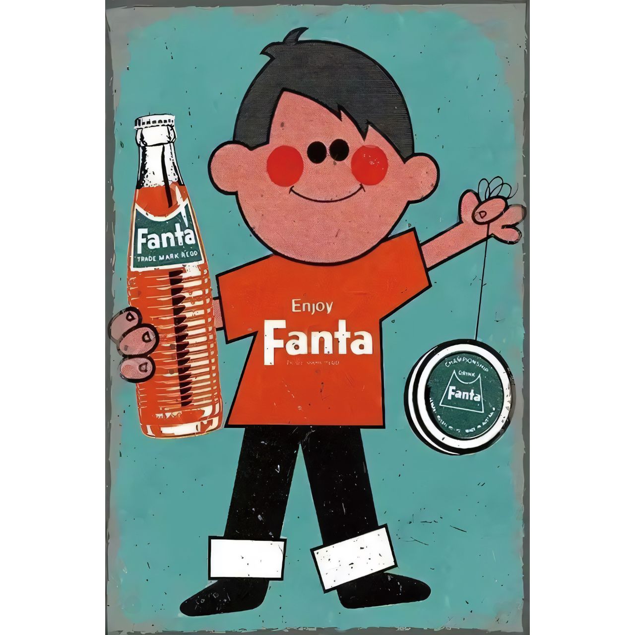 ファンタ ビンテージ看板 大型 ファンタ看板 レトロ 大型