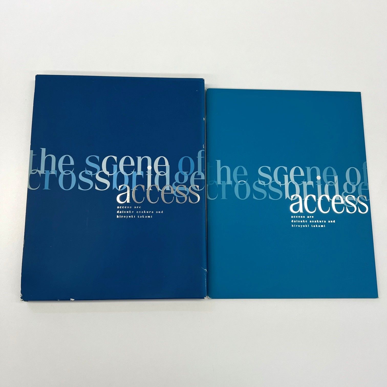access / the scene of crossbridge 浅倉大介 貴水博之 限定写真集