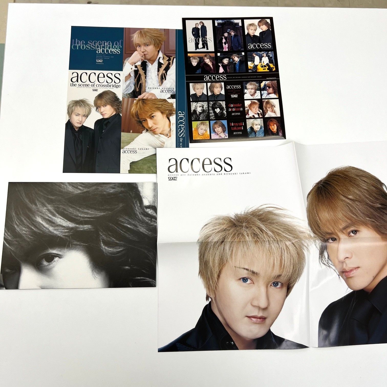 access / the scene of crossbridge 浅倉大介 貴水博之 限定写真集