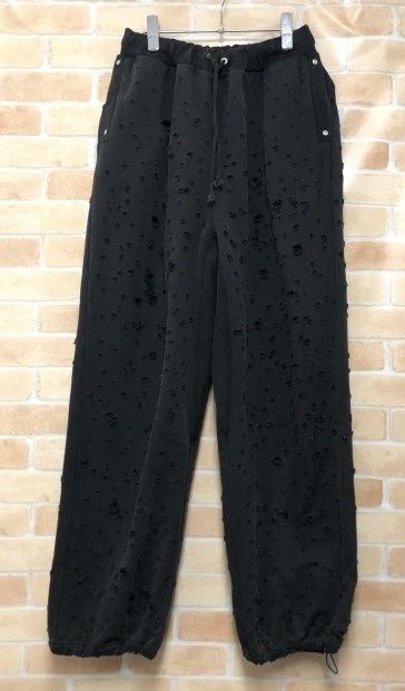 FAF エフエーエフ Dameged Baggy Sweat Pants ブラック M