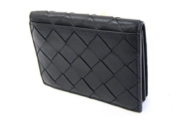 ボッテガヴェネタ 名刺入れ イントレチャート ブラック
