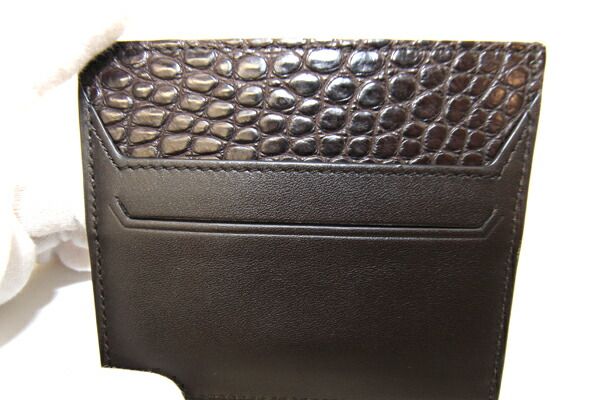  ボッテガヴェネタ カードケース ダークブラウン レザー 名刺入れ 小物