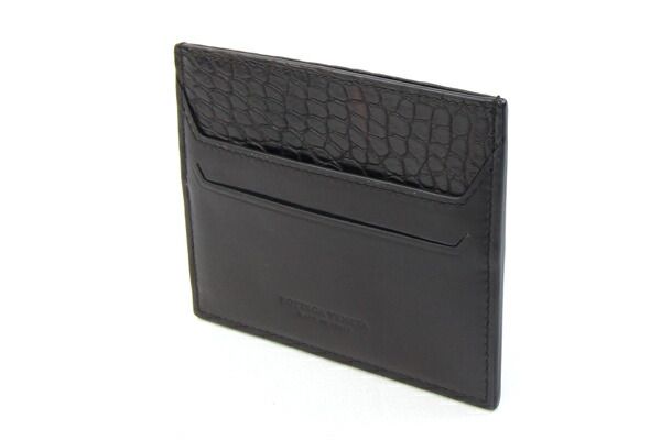 ボッテガヴェネタ カードケース ダークブラウン レザー