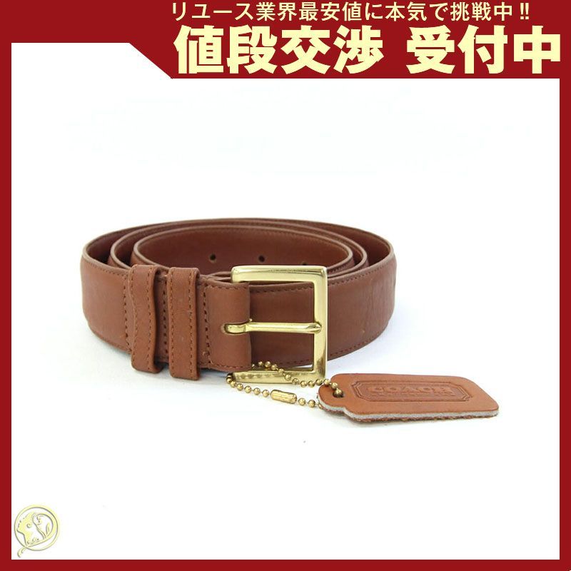 コーチ ベルト 7600 ブラウン レザー 95cm