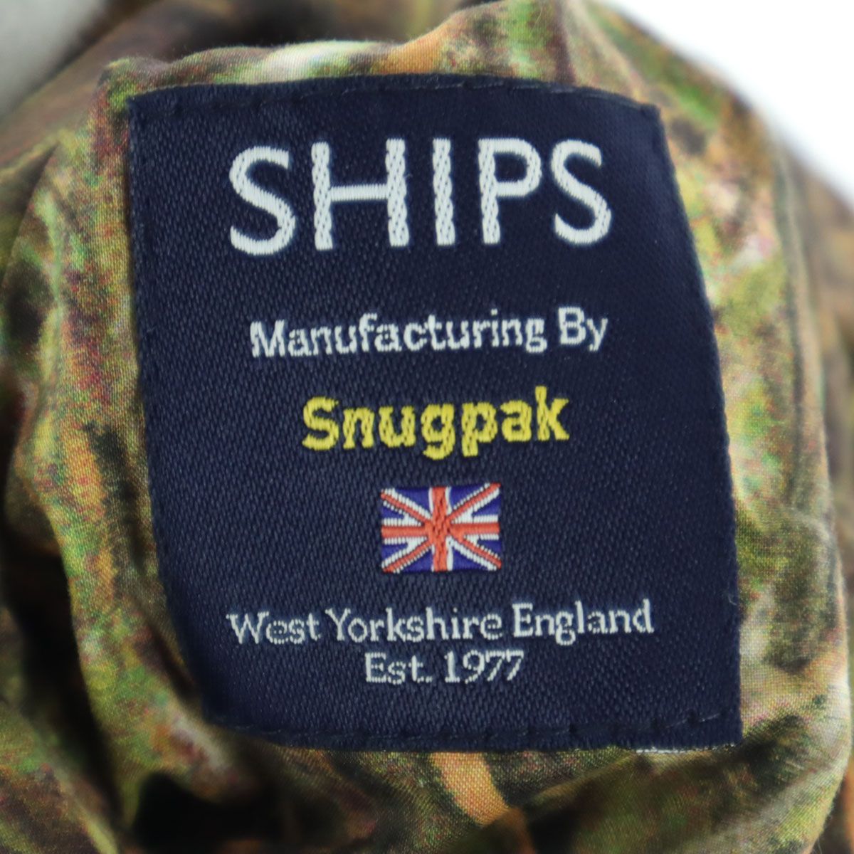 古着 美品 Snugpak スナッグパック シップス 別注 リアルツリーカモ ノースリーブ リバーシブル 中綿ベスト S グリーン SHIPS メンズ 美品 Snugpak スナッグパック シップス 別注 リアルツリーカモ