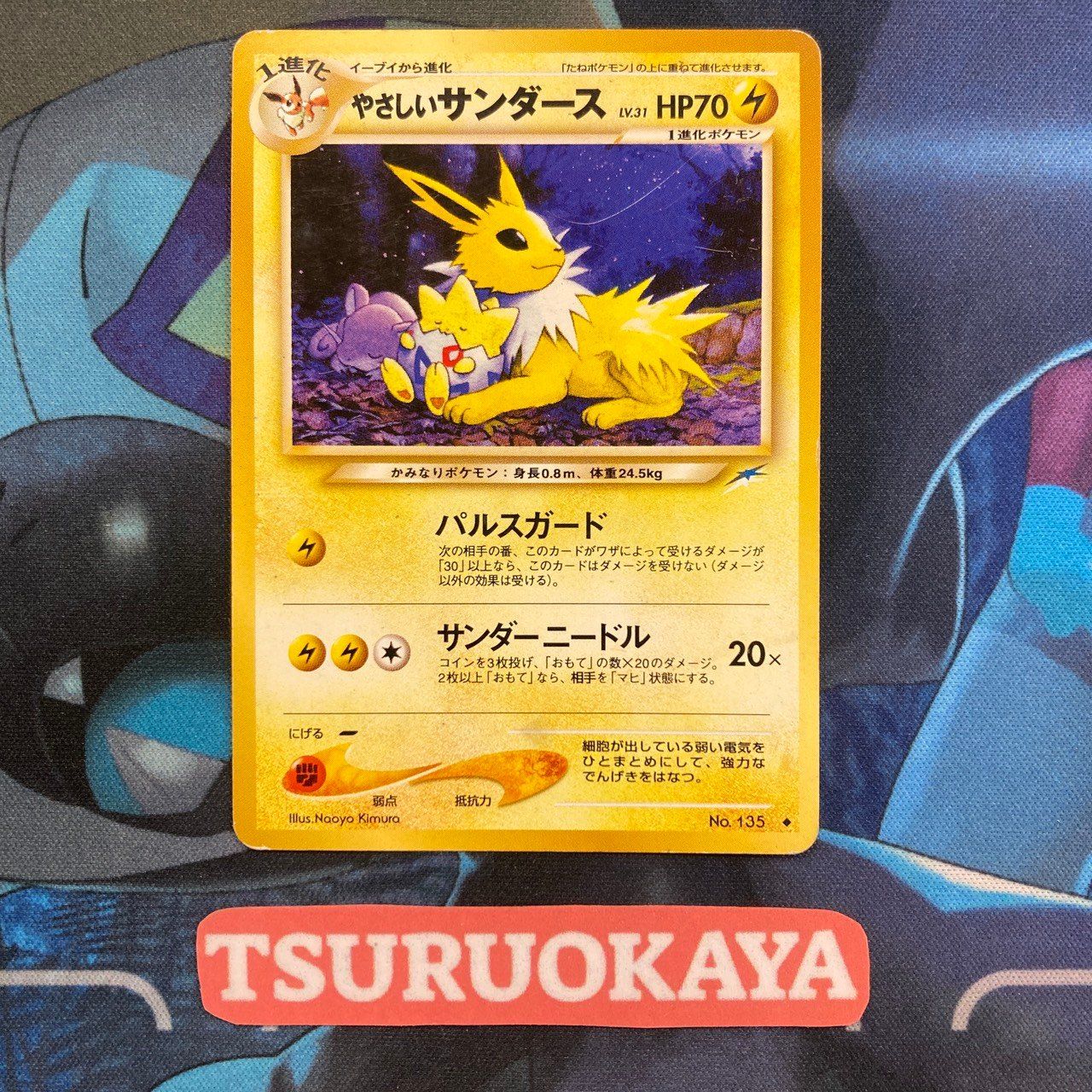 ポケモンカード Bランク やさしいサンダース LV31HP70NO135 闇、そして