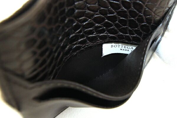 ボッテガヴェネタ カードケース ダークブラウン レザー 美品