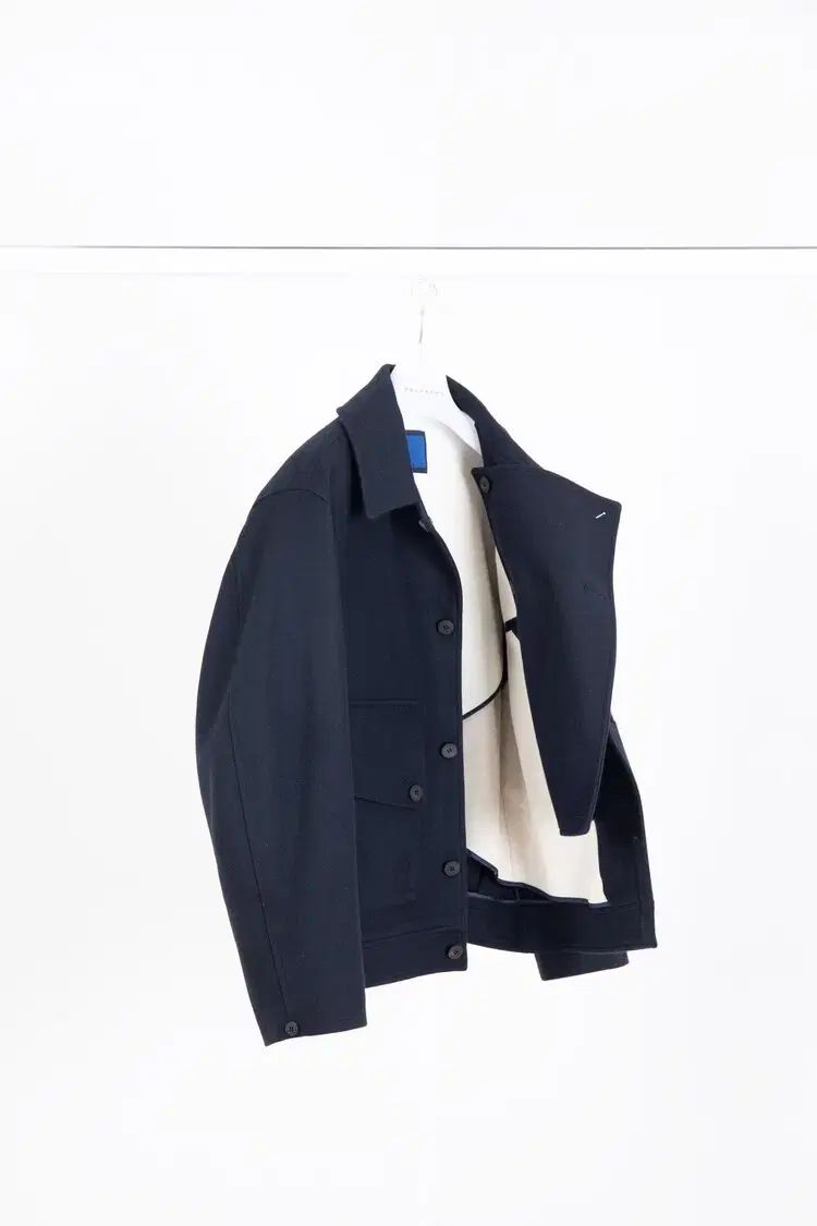 ドキュメント ウール 멜톤 BIG ポケット ジャケット
