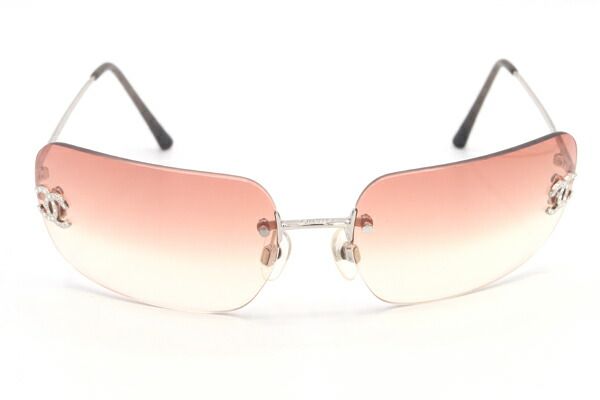 シャネル サングラス 4017-D シルバー ブラック