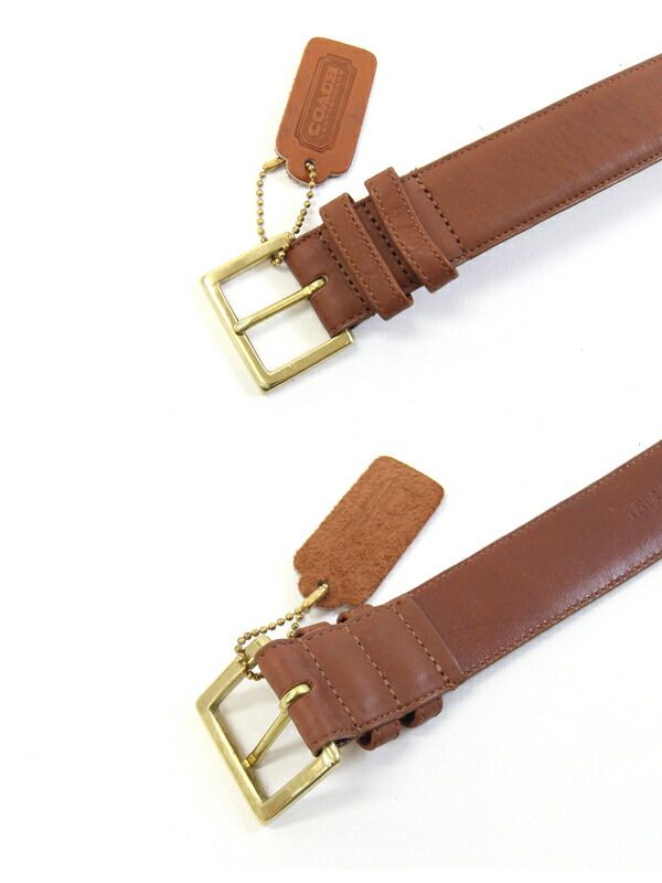 コーチ ベルト 7600 ブラウン レザー 95cm