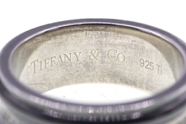 ティファニー リング 1837 ブラック シルバー SV ティファニー 1837 ナ