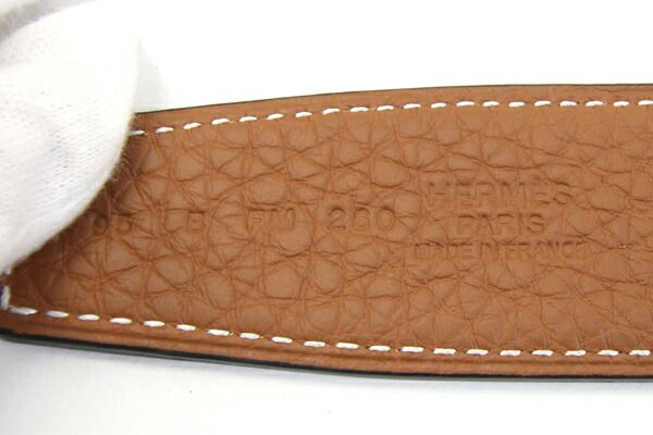  エルメス ベルト レザーベルト キット32 ブラック レザーベルト 時計