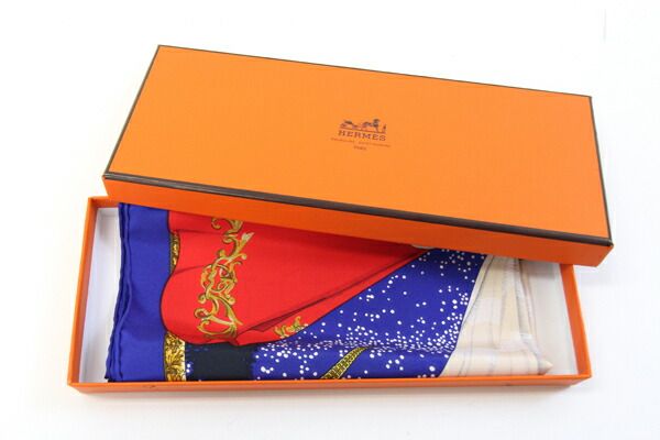  エルメス スカーフ カレ45 souvenirs de ストール ショール 小物