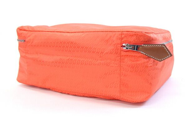 エルメス ポーチ トラベルシルク オレンジ
