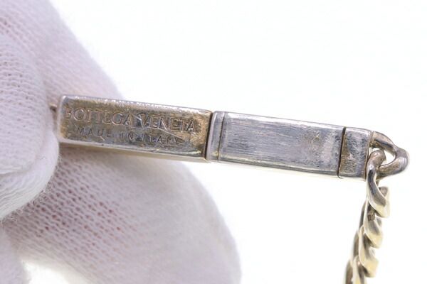 ボッテガヴェネタ ブレスレット IDプレート コレクション SV ボッテガ