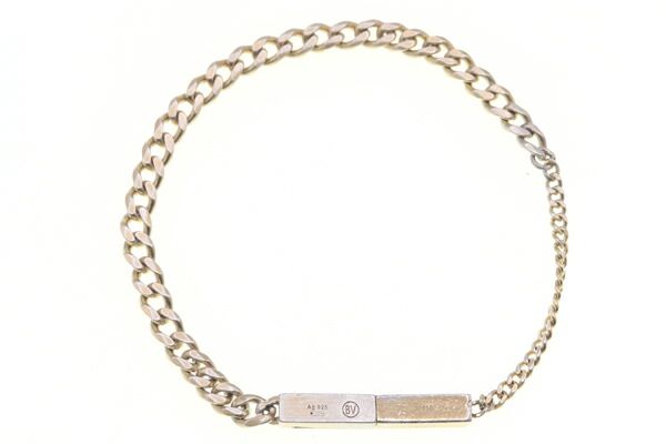 ボッテガヴェネタ ブレスレット IDプレート コレクション SV ボッテガ