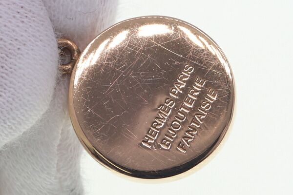 エルメス ペンダントトップ 人気 コロゾ アイボリー メタル エルメス