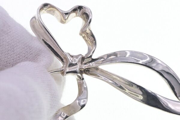 ティファニー ブローチ リボン 節約 SV アクセサリー Tiffany & Co