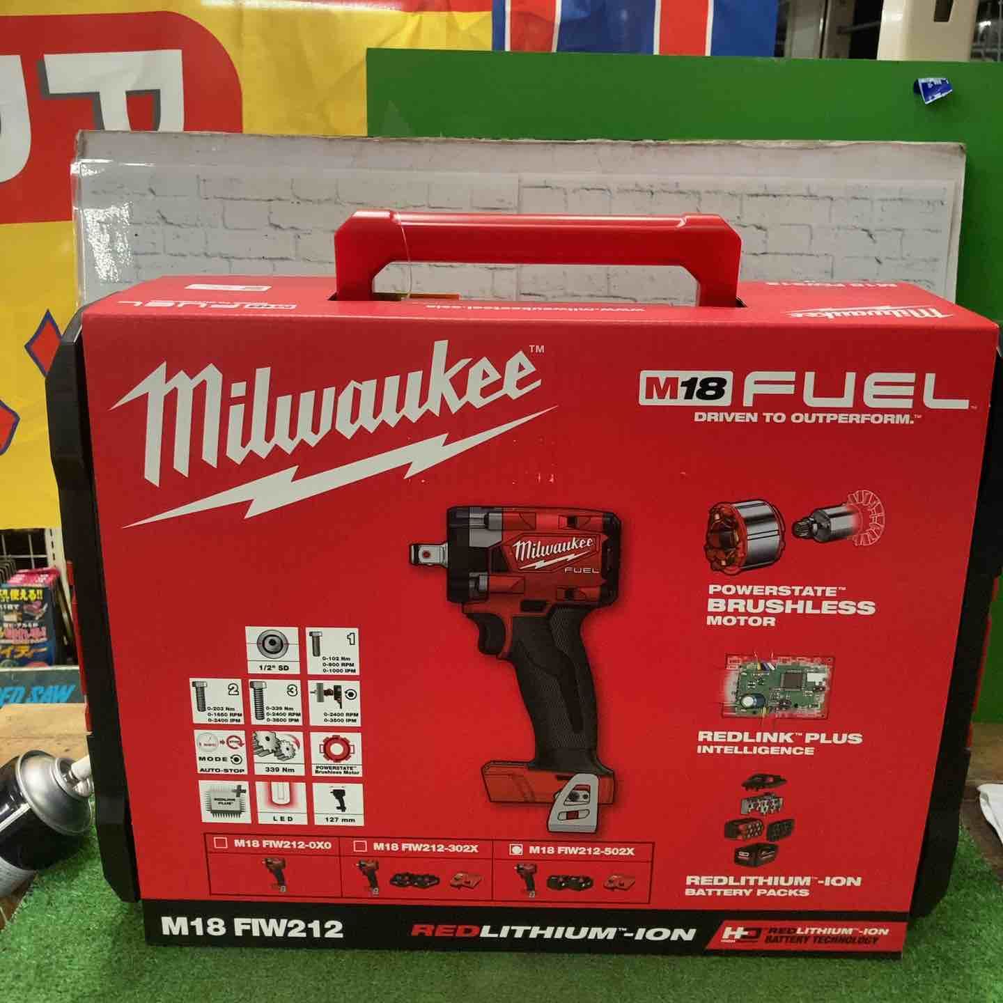 ミルウォーキーツール･ジャパン M18 FUEL 1 2インチ 340Nm インパクトレンチセット M18 FIW212-502X JP 1台 町田店