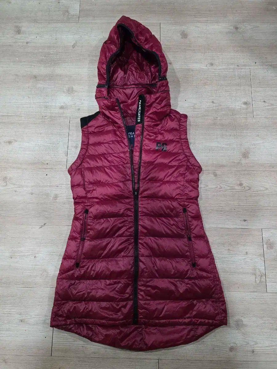 PEARLY GATES 正規品 ゴルフ レディース フード ダウン ベスト