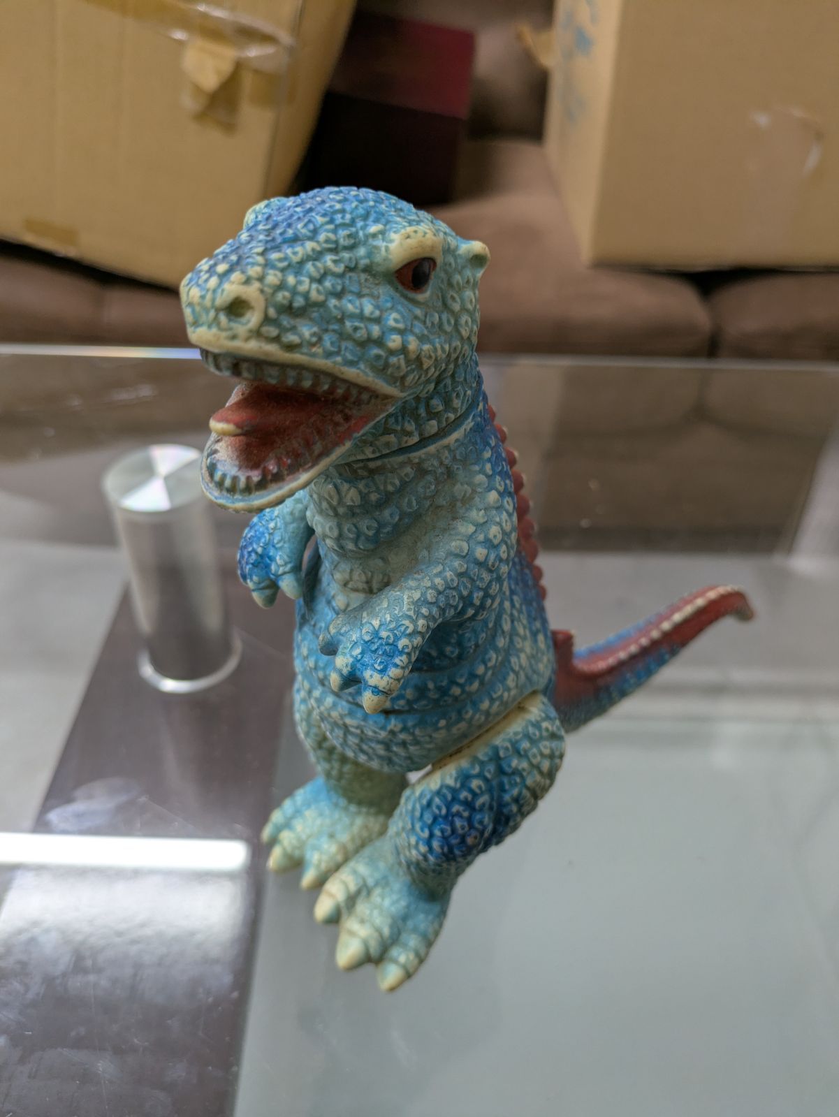 当時物 マルサン ゴロザウルス 怪獣 ソフビ ゴジラ - メルカリ