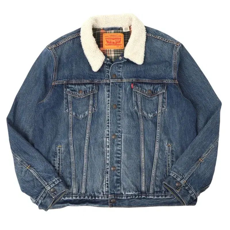 リーバイス チェックライナー シェルパ デニム ジャケット