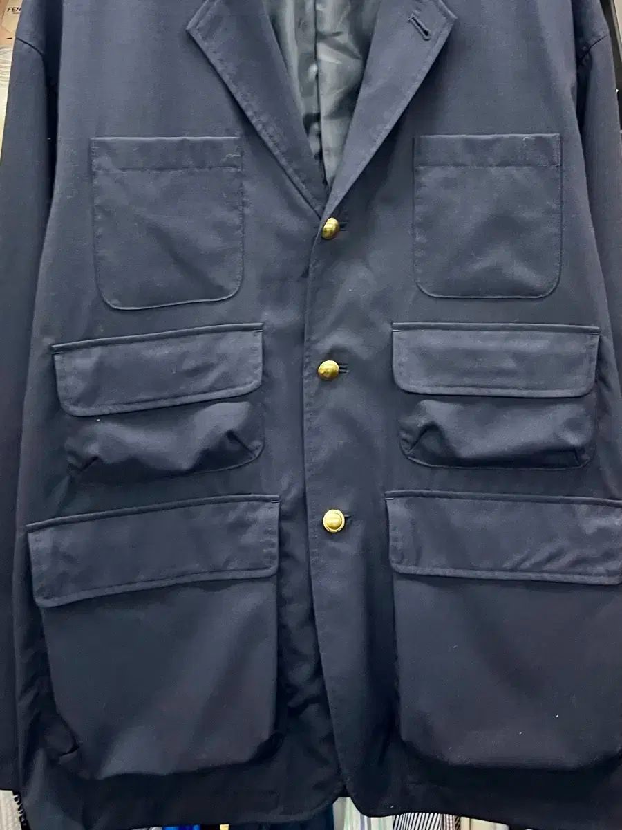 105 BEAMS マルチポケット ブレーザー