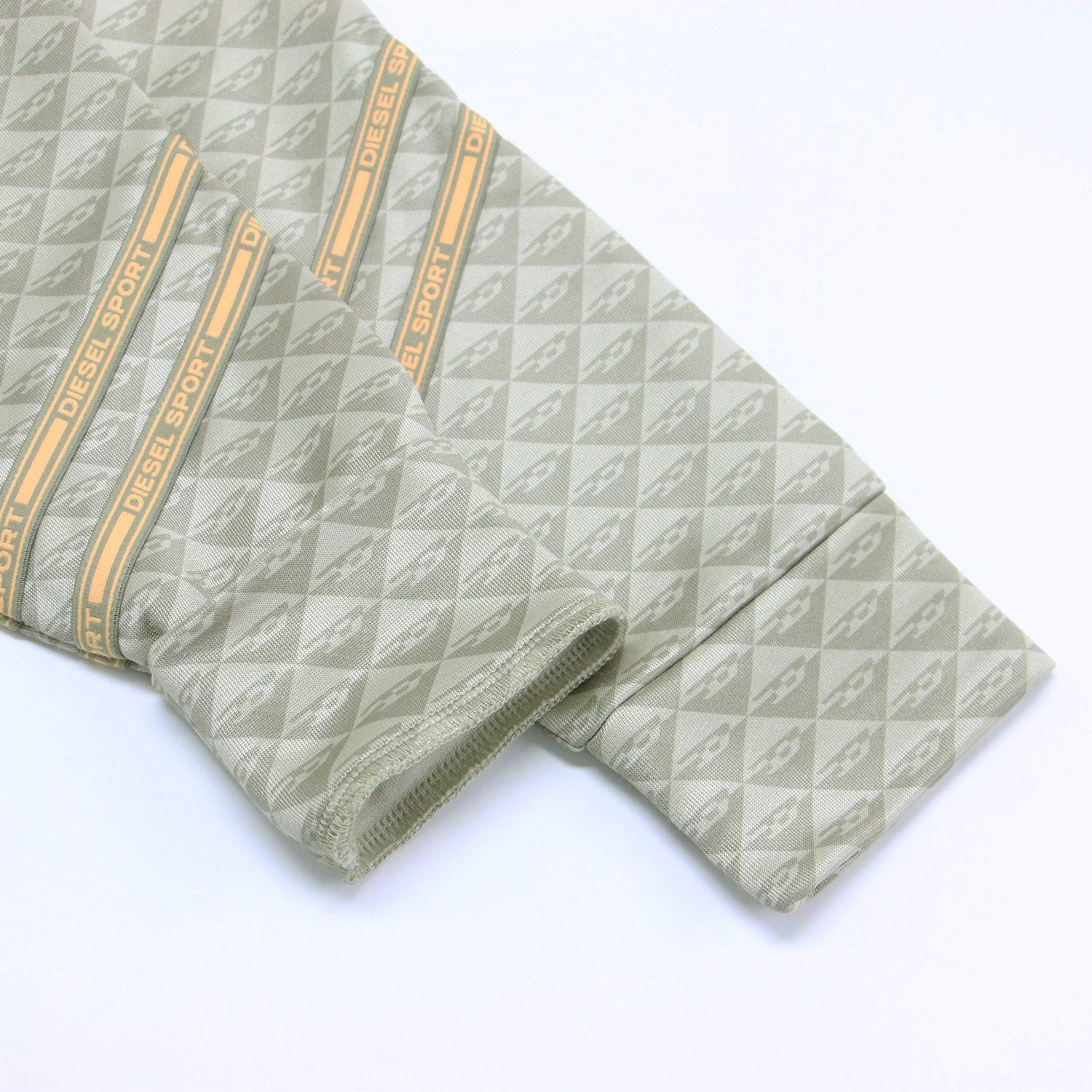 DIESEL ディーゼル ジャケット カーキ系×オレンジ サイズ:XS | Dロゴ