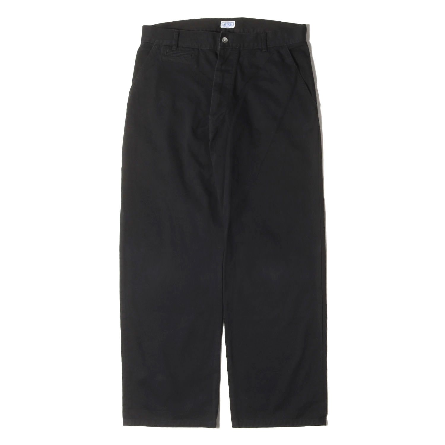 C.WORKS シーワークス パンツ ブラック 黒 サイズ 40 L シンチバック付き ワーク チノパンツ ボトムス ズボン メンズ