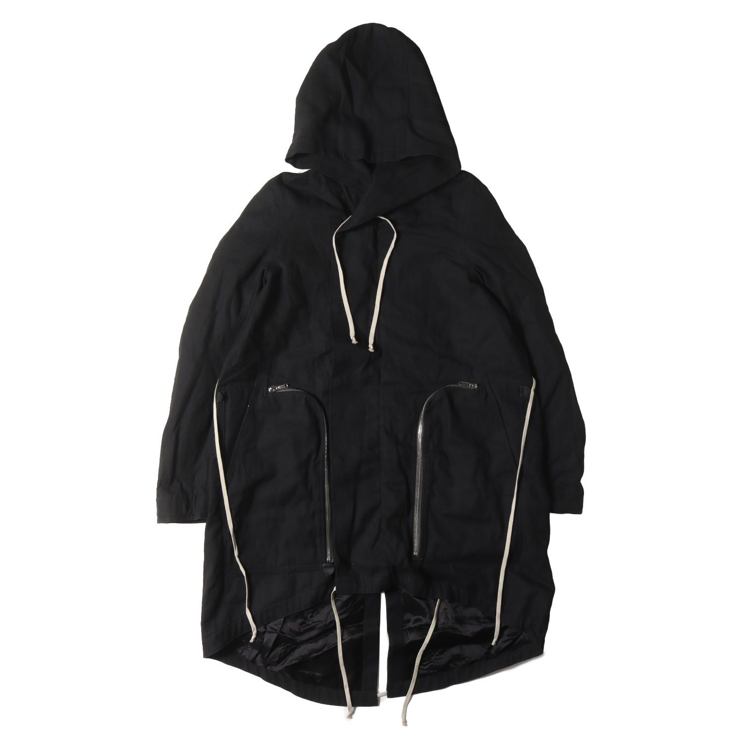 美品】RICK OWENS リックオウエンス コート ブラック 黒 サイズ:50