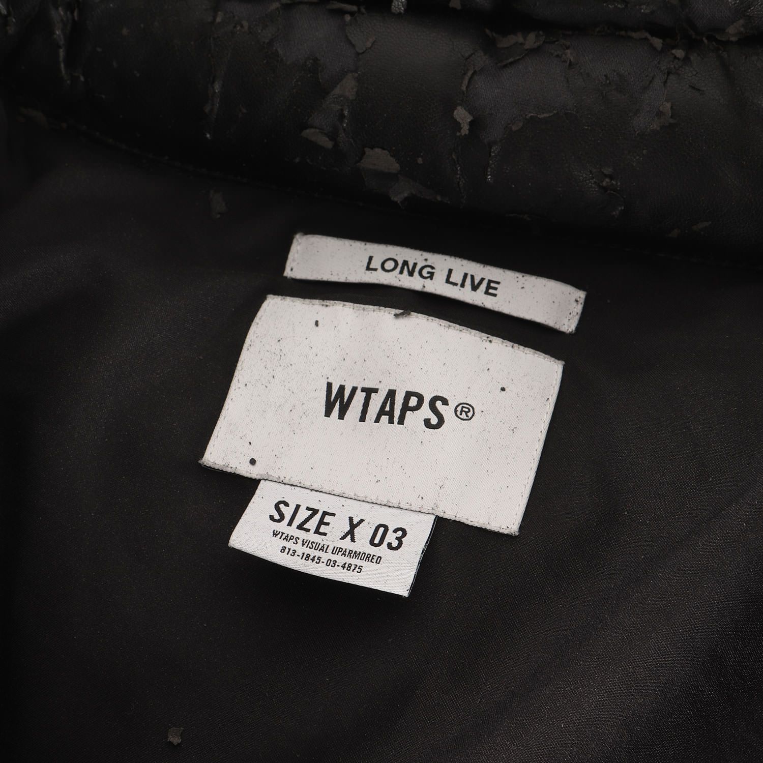 WTAPS ジャケット ブラック サイズ:L | 21AW フェイクレザー 中綿