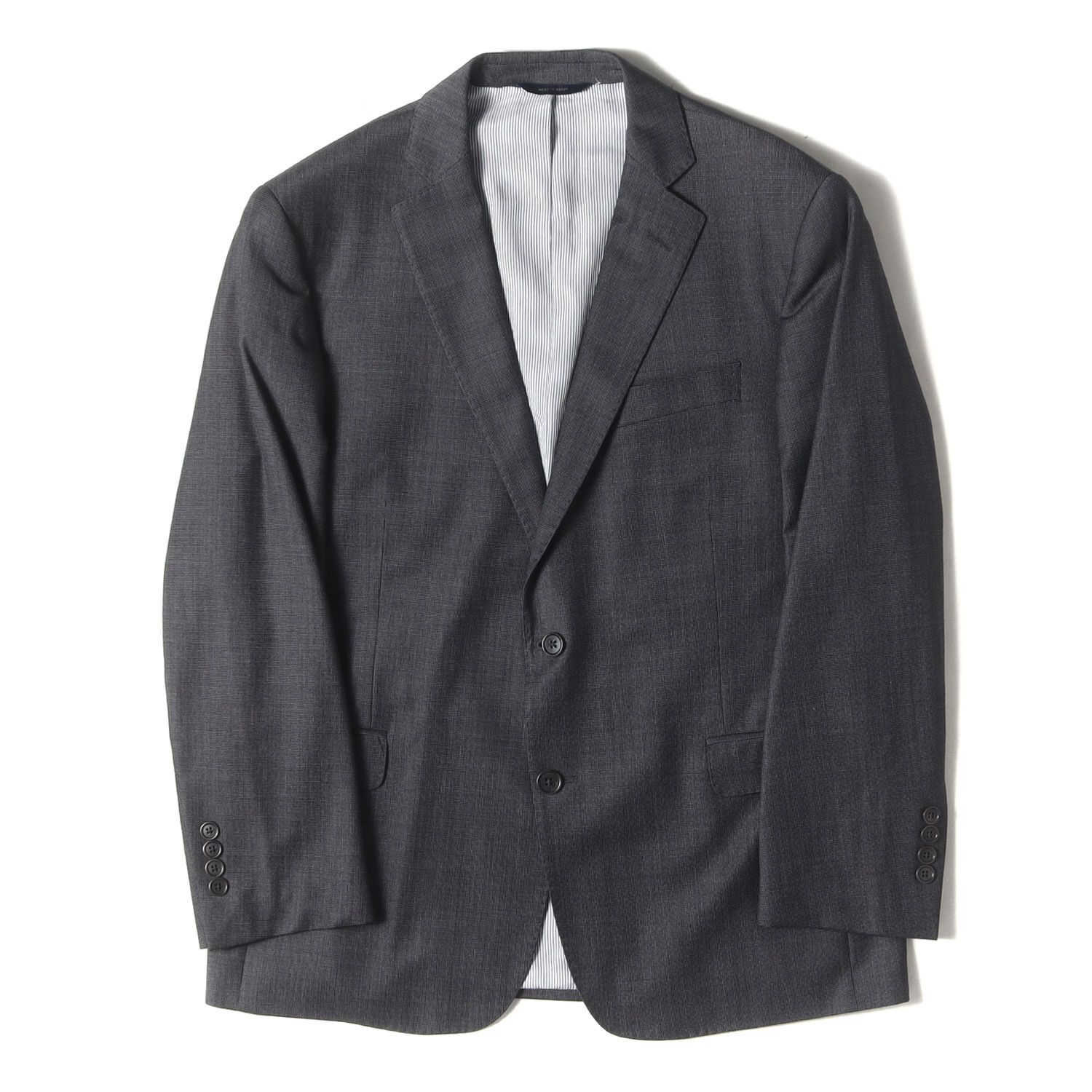 BROOKS BROTHERS ブルックスブラザーズ スーツ ダークグレー サイズ 42S マイクロハウンドトゥース ストレッチ ウール セットアップ スーツ EXPLORER REGENT FIT メンズ