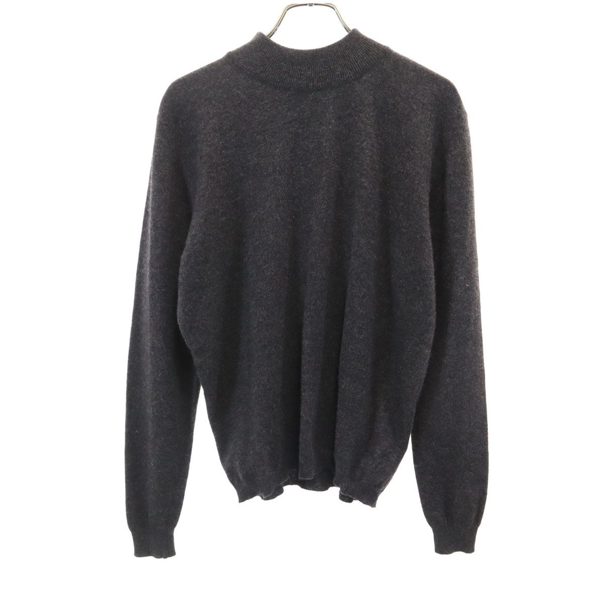 値下げ チャコールグレー スコットランド製 BALLANTYNE カシミヤニット BALLANTYNE バランタイン スコットランド製 カシミヤ100％ 長袖