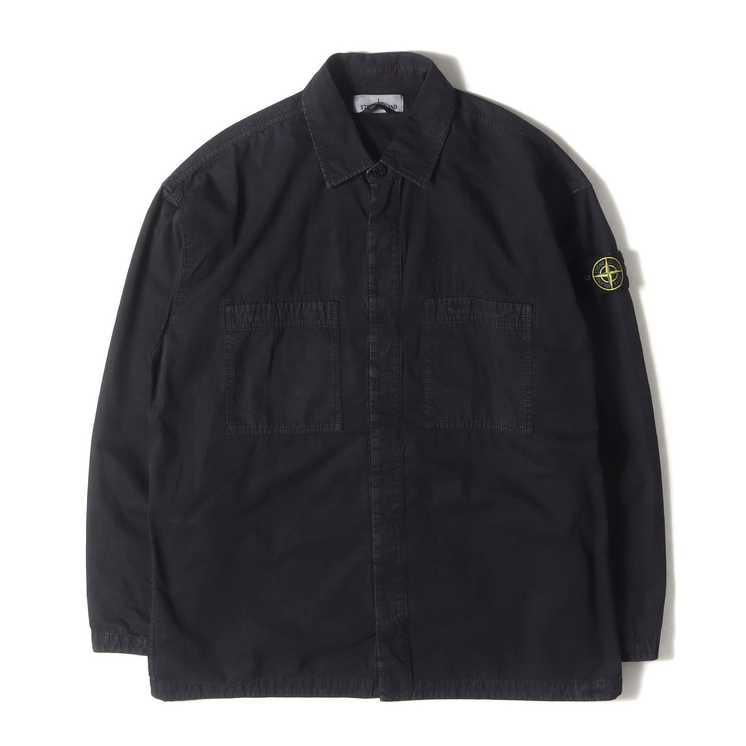 STONE ISLAND ストーンアイランド シャツ ブラック 黒 サイズ:L | 23AW 