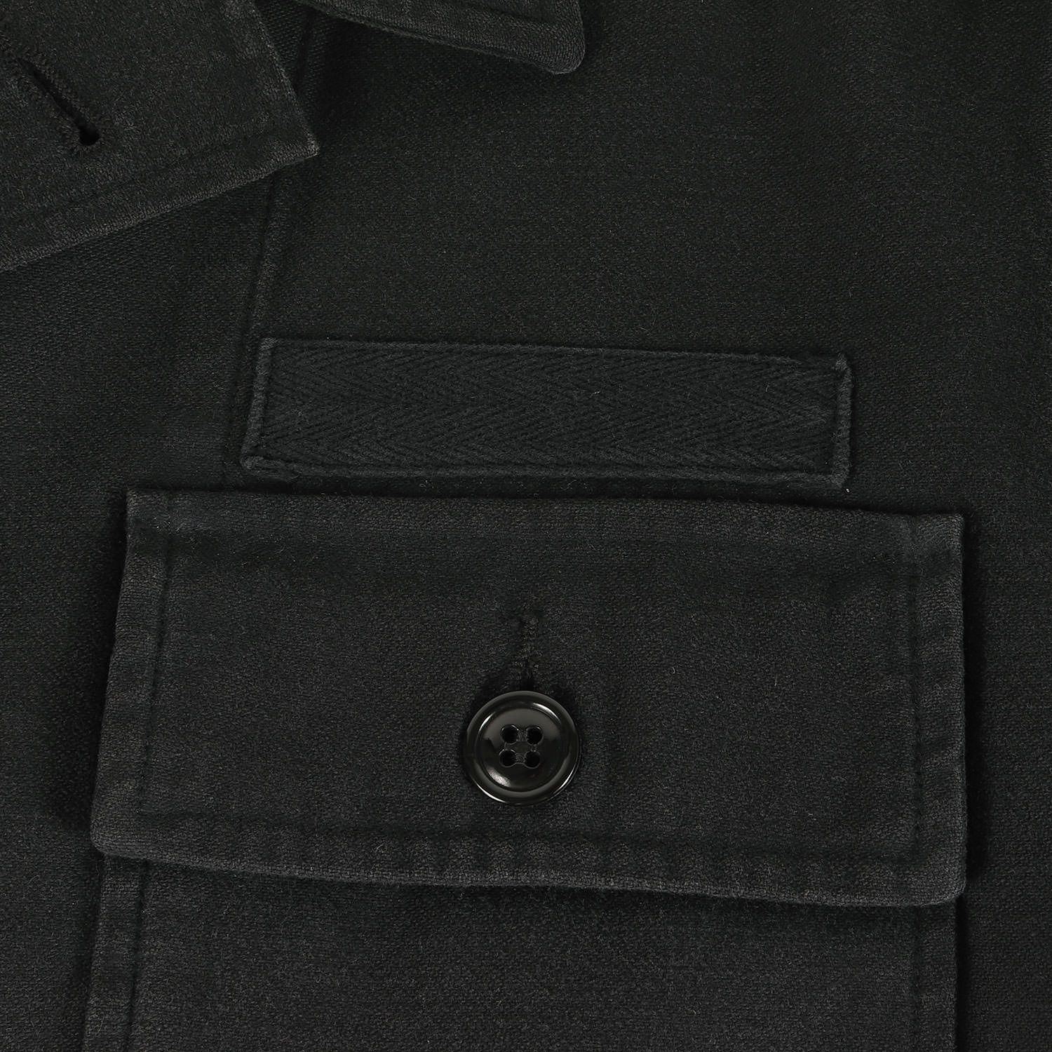 マディソンブルー バックサテン ミリタリー シャツジャケット 00