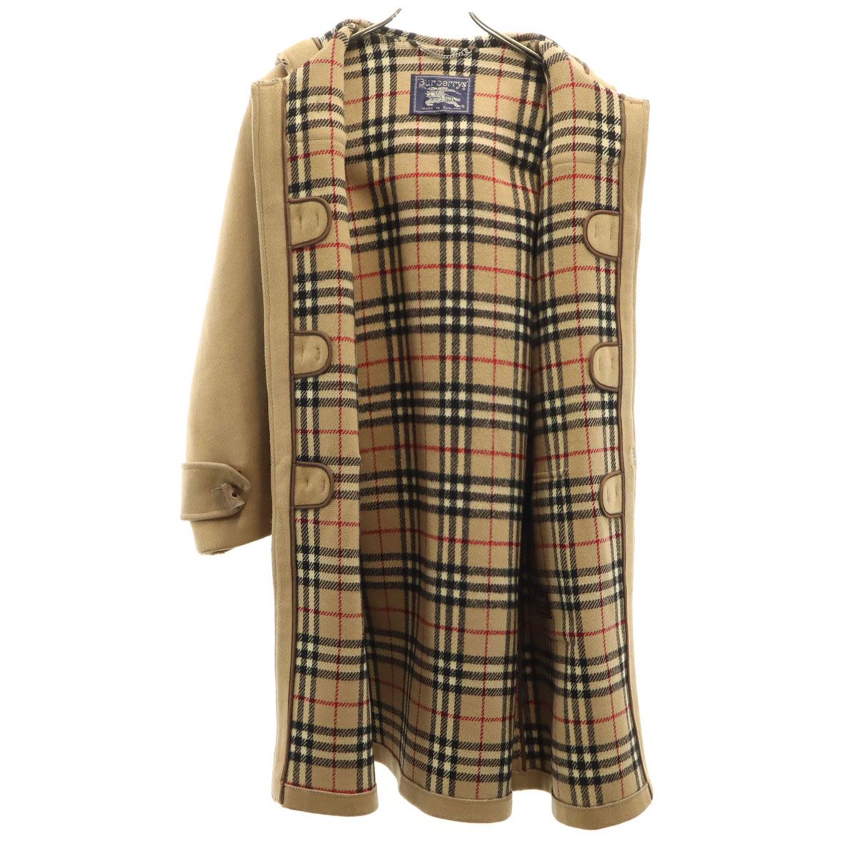 Burberrys バーバリーズ 80s 英国製 ヴィンテージ ダッフルコート ベージュ レディース Burberrys バーバリーズ 80s 英国製 ヴィンテージ ダッフルコート