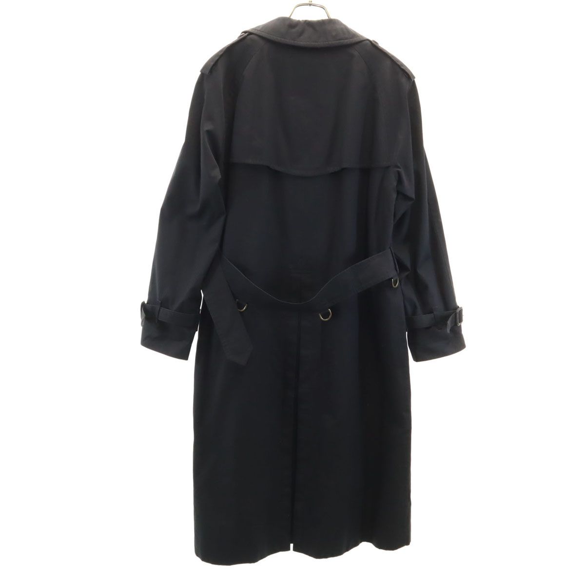 BURBERRY LONDON バーバリーロンドン トレンチコート 92-170-5 ブラック ベストライナー付き 三陽商会 メンズ 古着