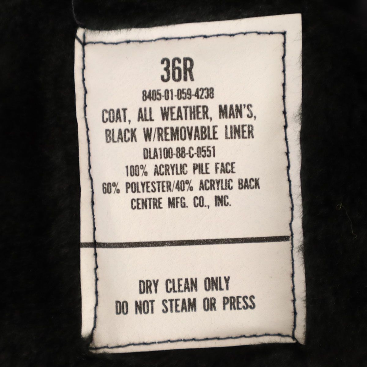 US NAVY アメリカ海軍 80s オールウェザーコート DLA ヴィンテージ